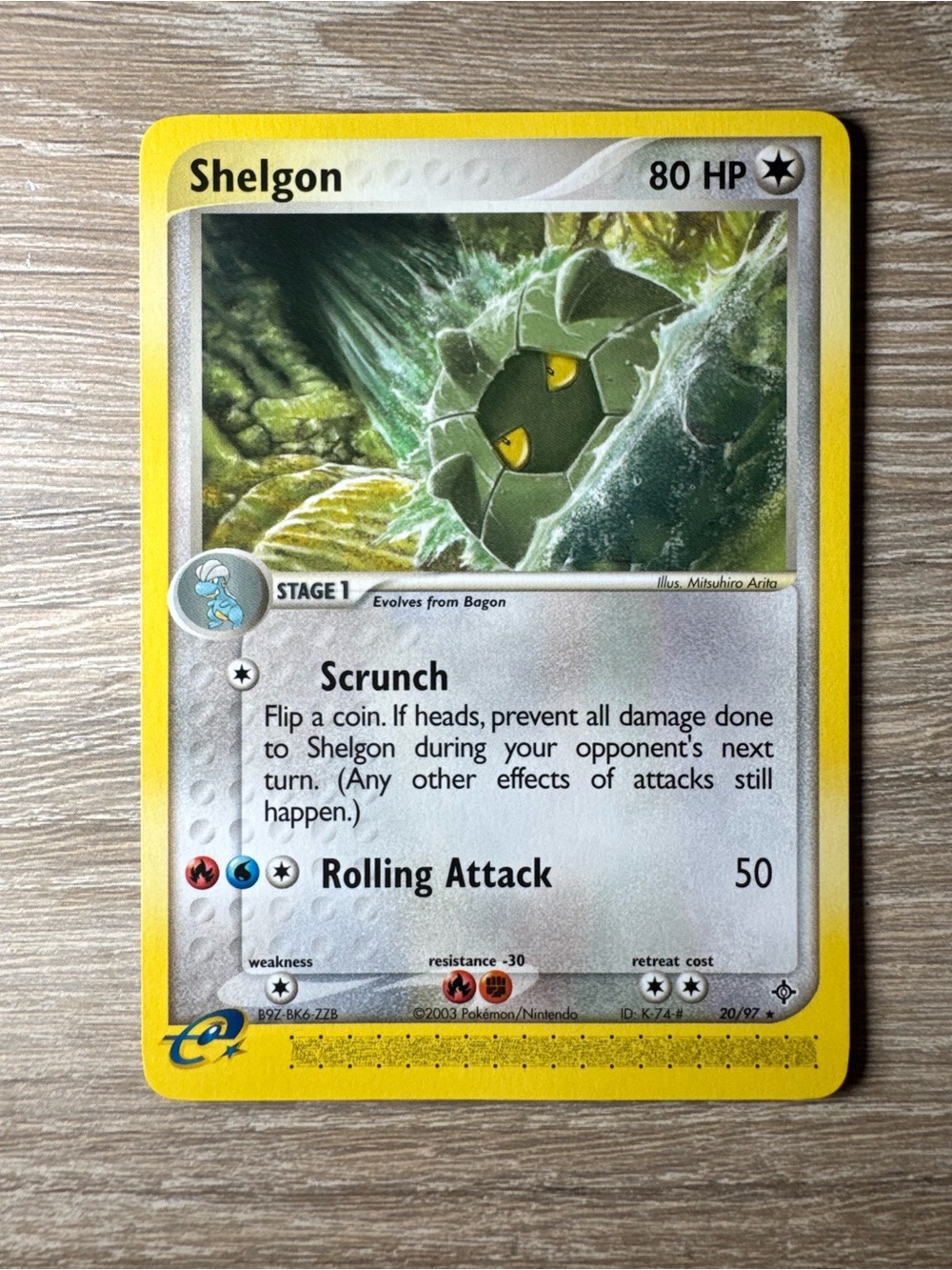 Shelgon #20/Pokemon Dragon